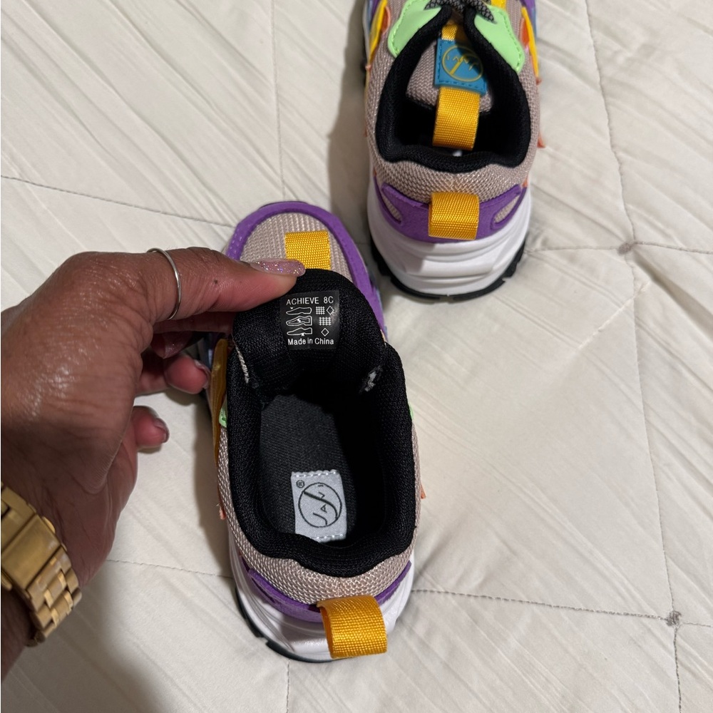 Colorful Athletic Toddler Sneakers - Picture 5 of 5